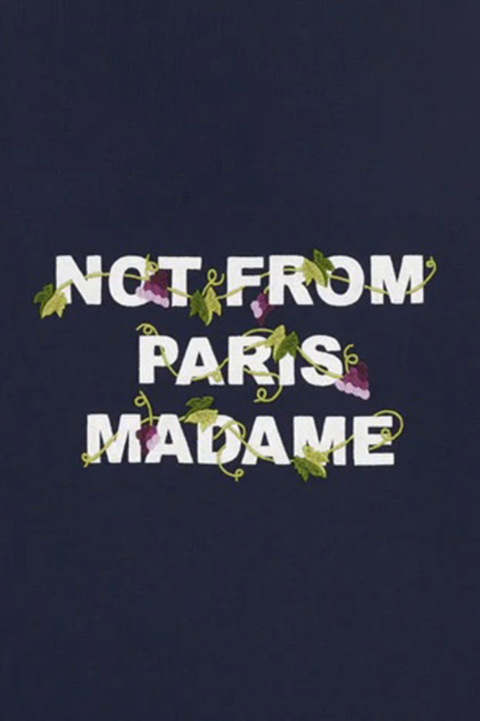T-shirt con slogan ricamato a vite-3