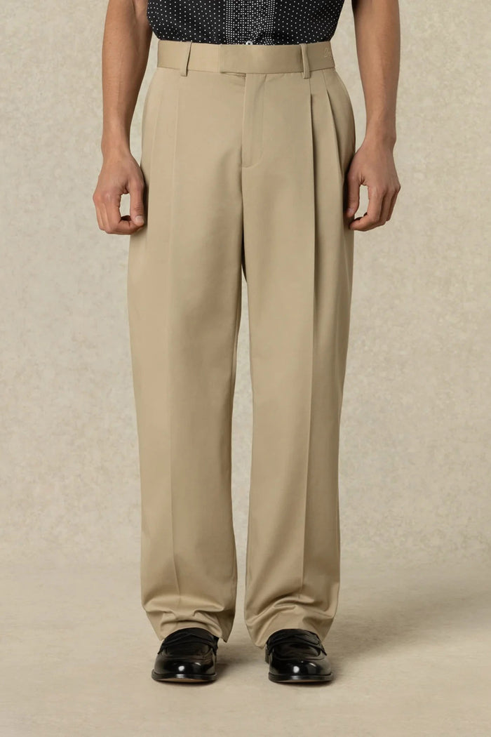 Pantaloni Golfer in gabardine-2