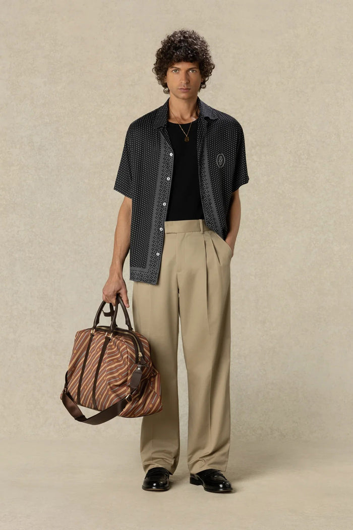Pantaloni Golfer in gabardine-4