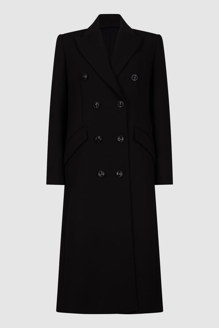 Cappotto in doppio crêpe-1