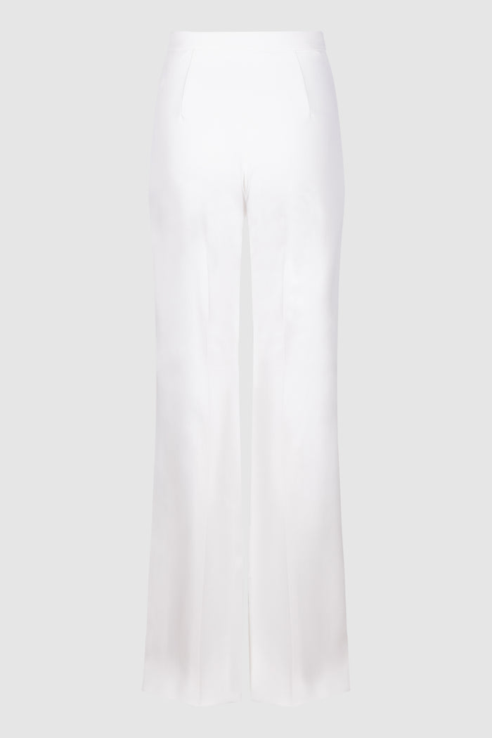Pantaloni in doppio crêpe stretch-2