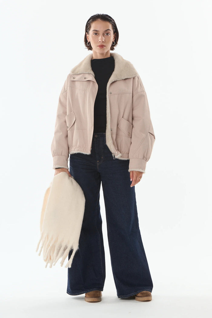 Parka Elton con collo reversibile in pelliccia sintetica<BR/>-2