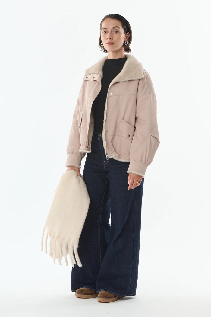 Parka Elton con collo reversibile in pelliccia sintetica<BR/>-3