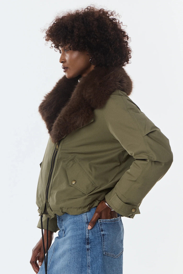 Erin Parka con collo in pelliccia sintetica-3