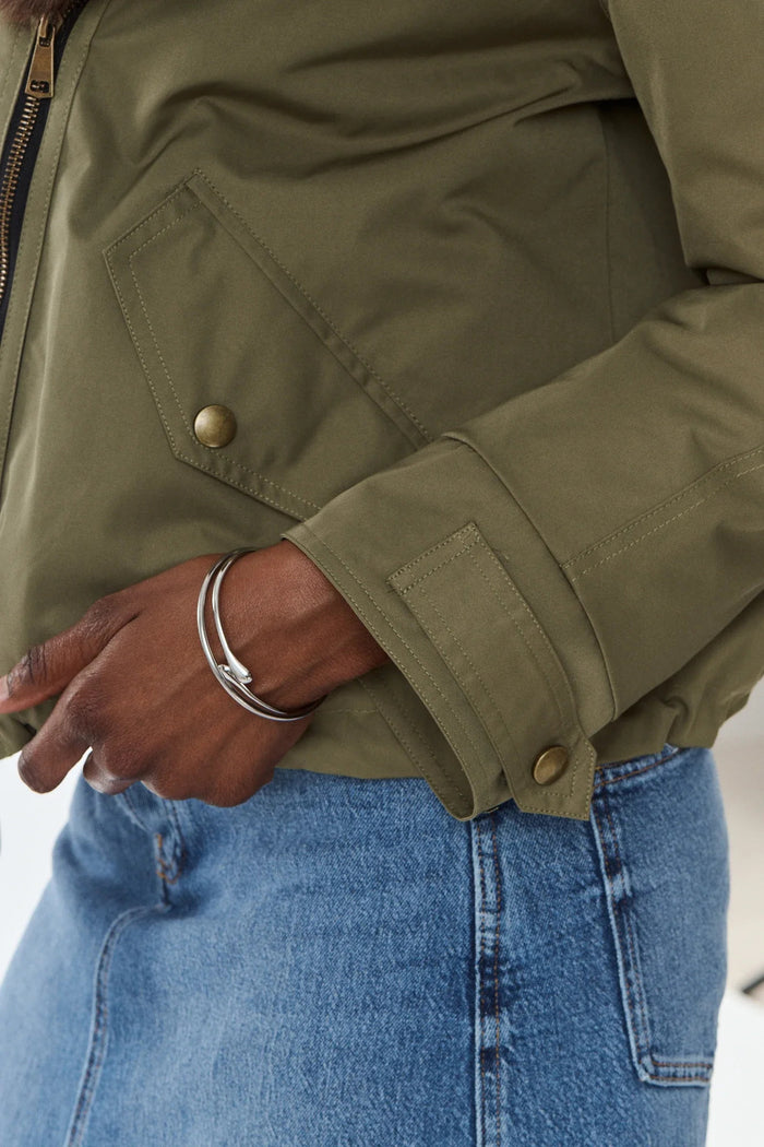 Erin Parka con collo in pelliccia sintetica-4
