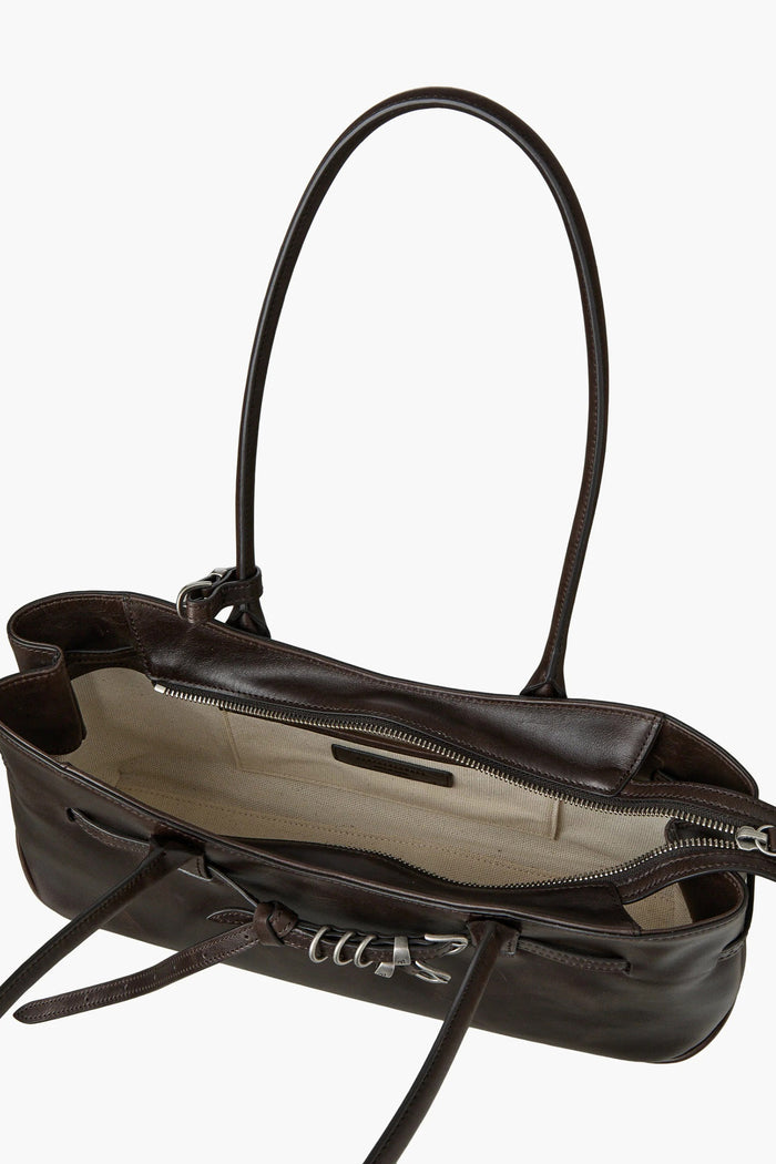 GRANDMA USED SHOULDER BAG_sepia pull-up-3