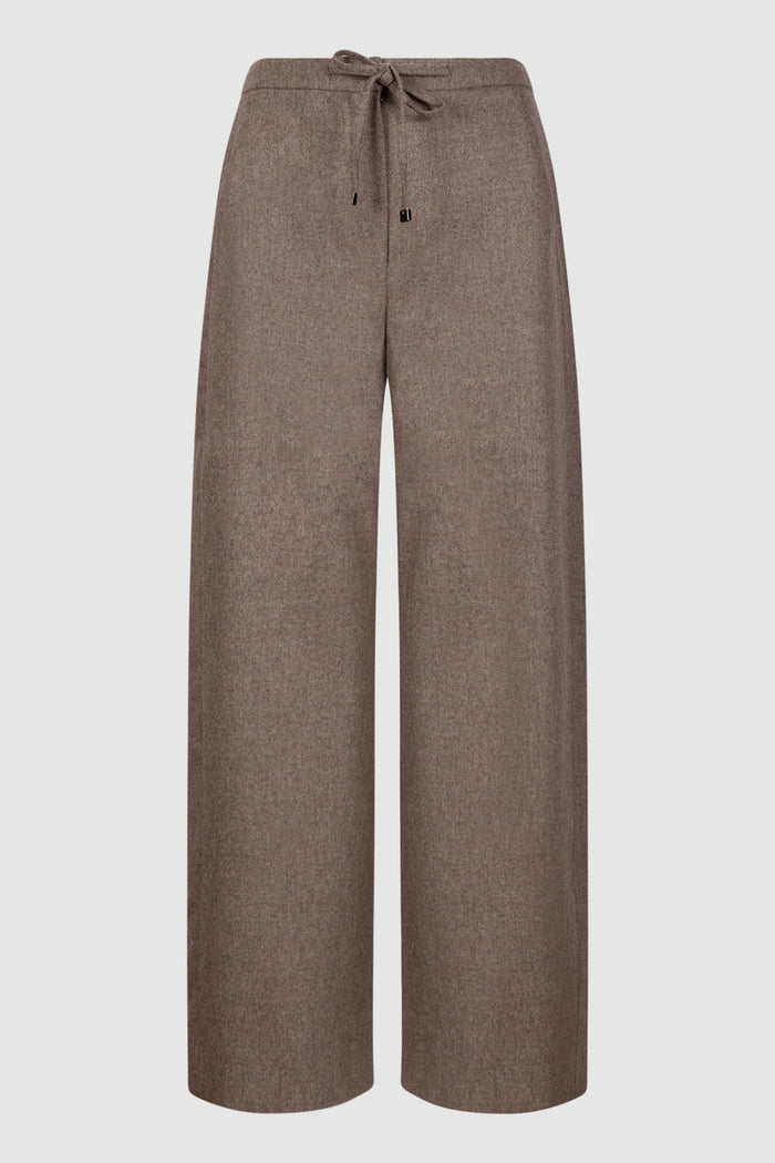 Pantalone jogging in lana stretch-1