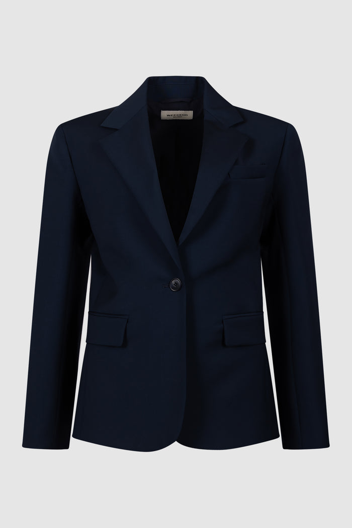 Giacca blazer monopetto Weekend Max Mara blu navy