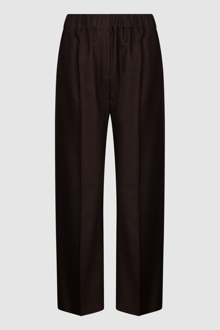 Hateley pantalone in flanella di lana stretch-1