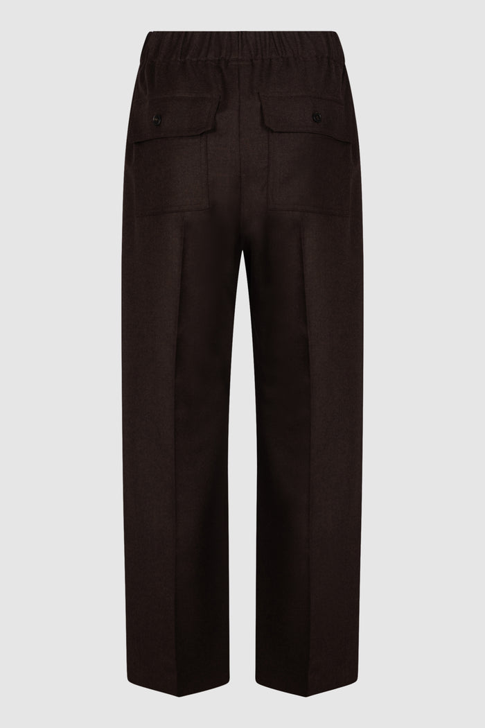 Hateley pantalone in flanella di lana stretch-2