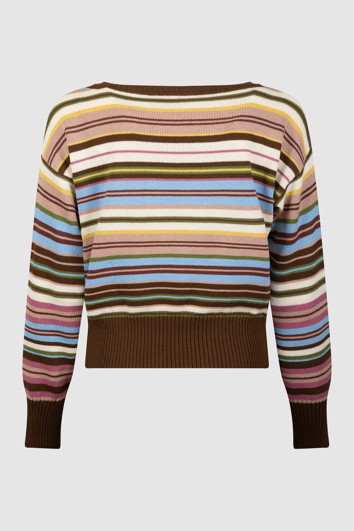 Maglia in filato di puro cotone - Multicolor-2