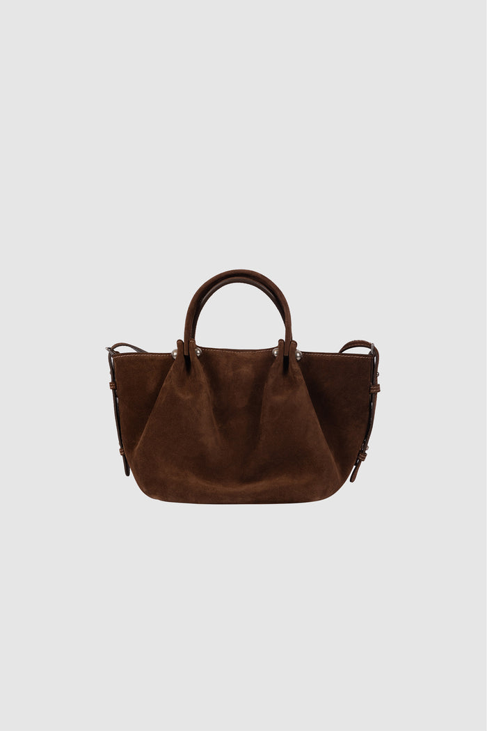 Rio tote bag piccola in suede-3