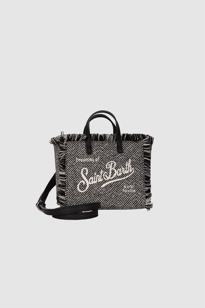 Borsa Mini Vanity in misto lana-2