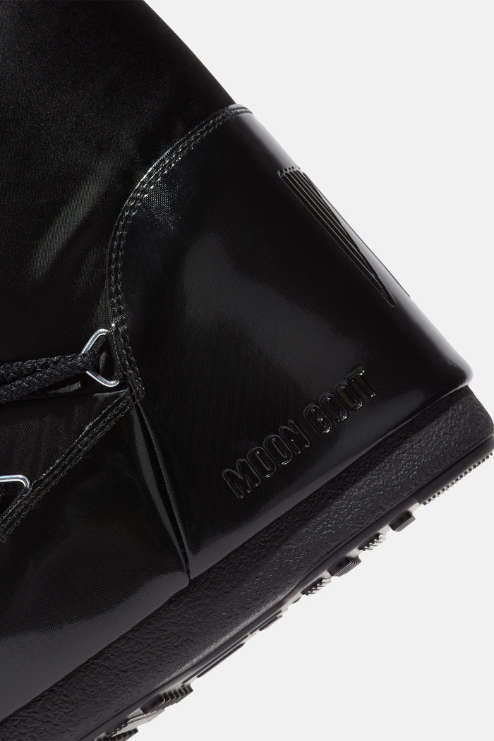STIVALE ICON GLANCE NERO IN RASO-3