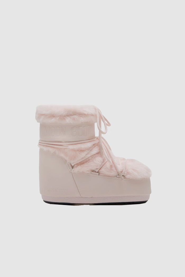 STIVALE ICON LOW ROSA IN ECOPELLICCIA