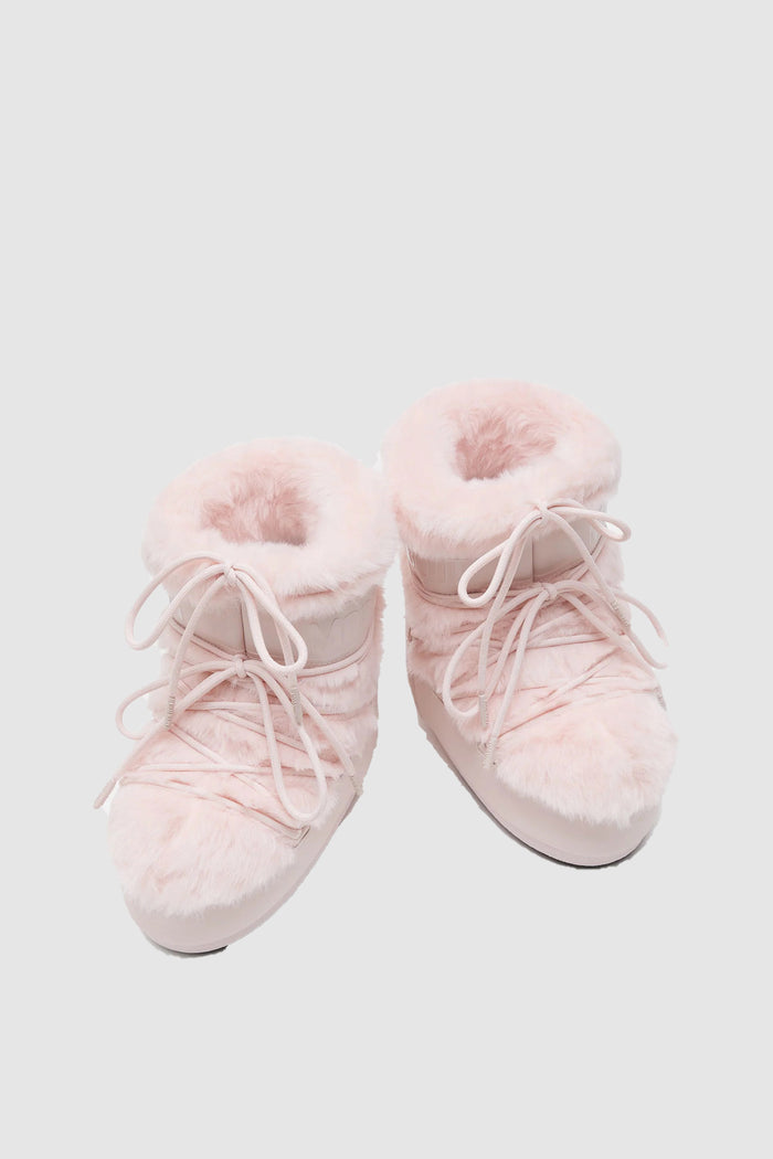 STIVALE ICON LOW ROSA IN ECOPELLICCIA-3