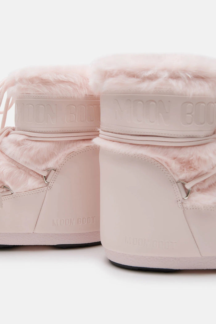 STIVALE ICON LOW ROSA IN ECOPELLICCIA-4