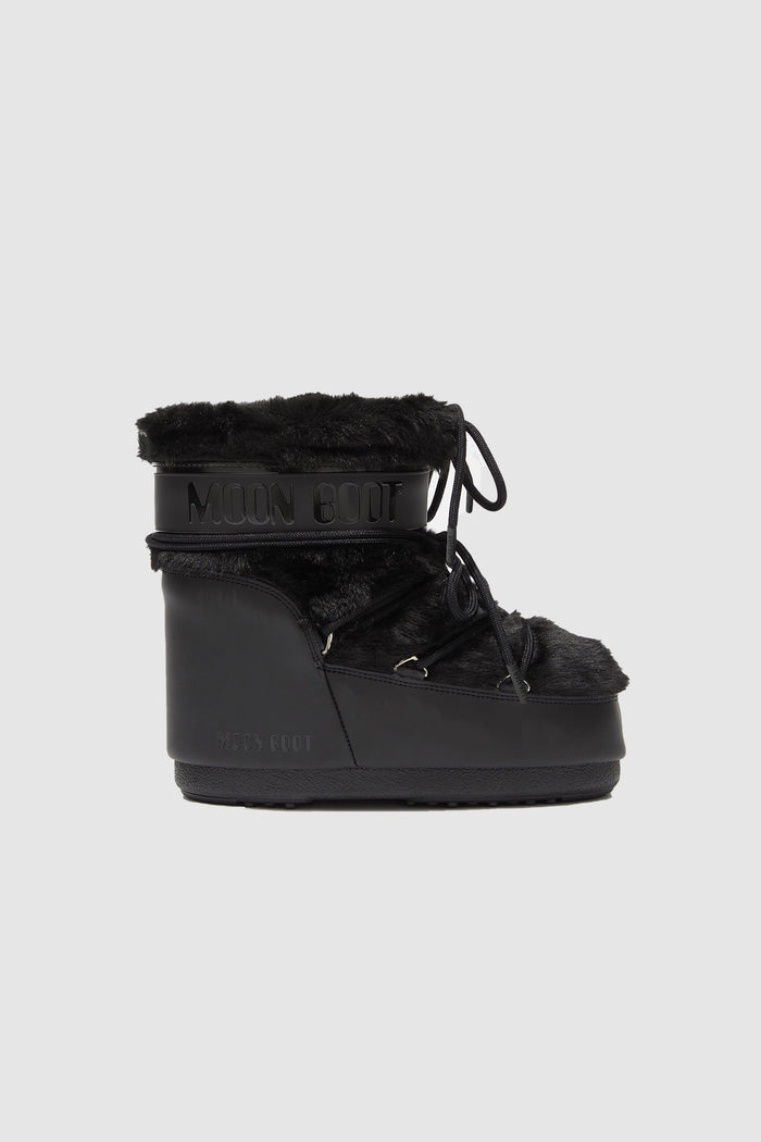 STIVALE ICON LOW NERO IN ECOPELLICCIA-1