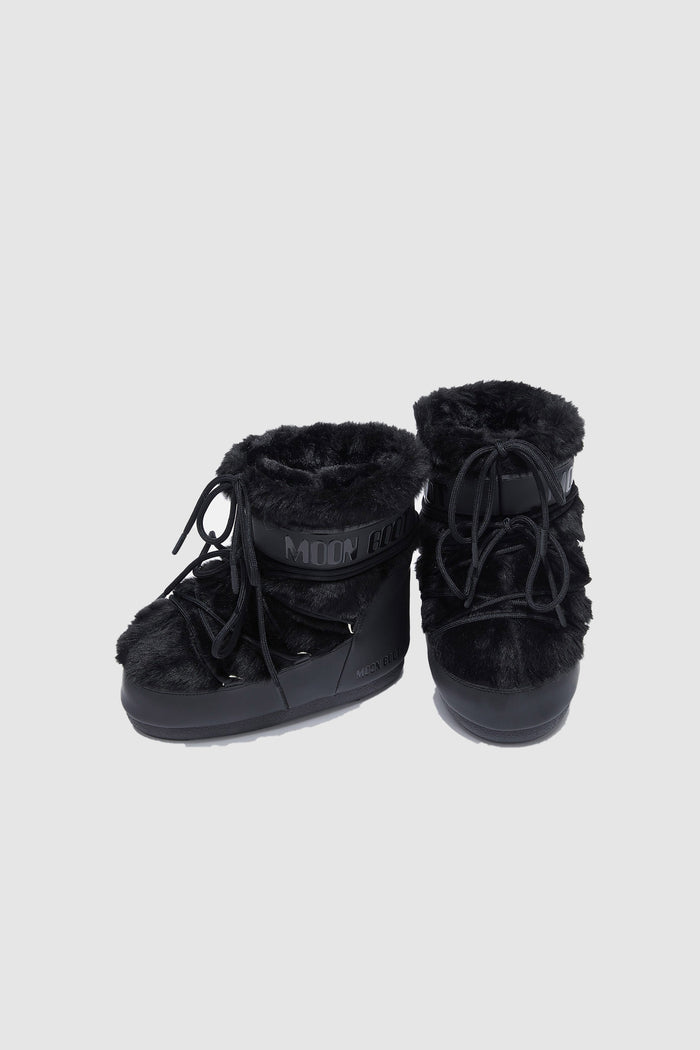 STIVALE ICON LOW NERO IN ECOPELLICCIA-2