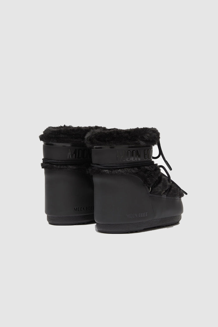 STIVALE ICON LOW NERO IN ECOPELLICCIA-3