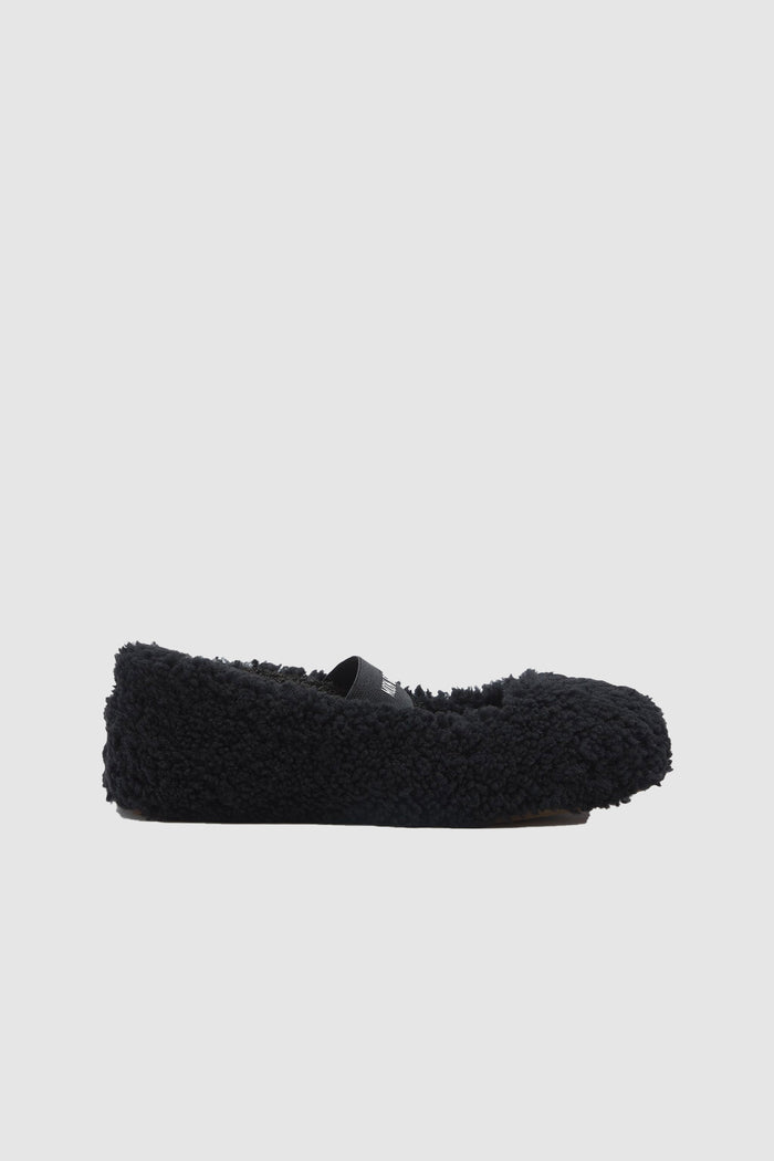 BALLERINA NERA IN SHEARLING-1