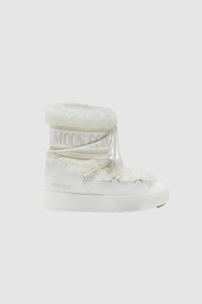 STIVALE LTRACK LOW FAUX FUR BIANCO