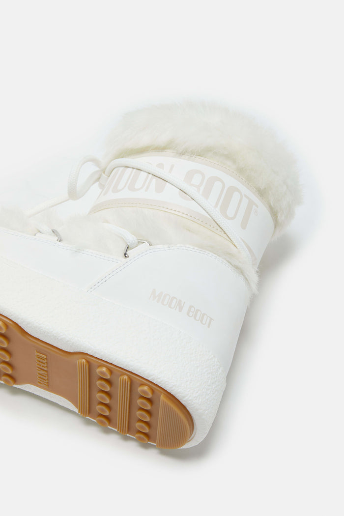 STIVALE LTRACK LOW FAUX FUR BIANCO-4