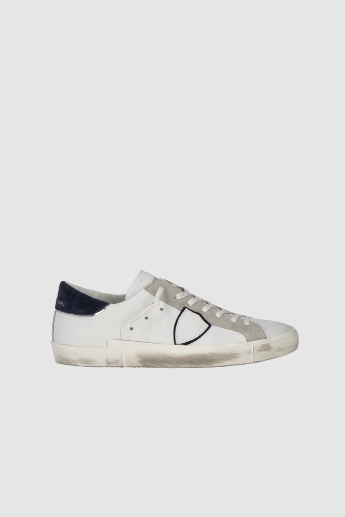 Sneaker bassa Prsx uomo - bianco e blu-1