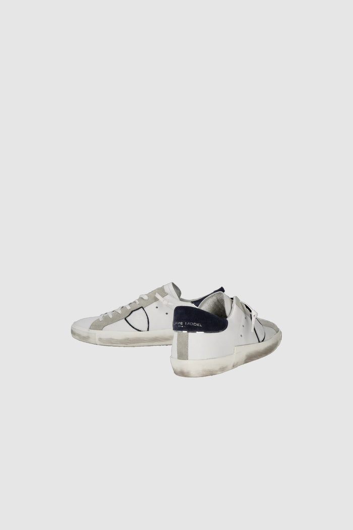 Sneaker bassa Prsx uomo - bianco e blu-6