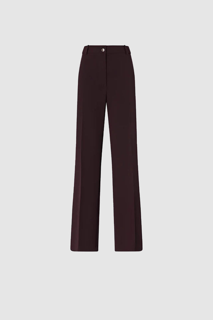 Pantaloni a palazzo tinta unita-1