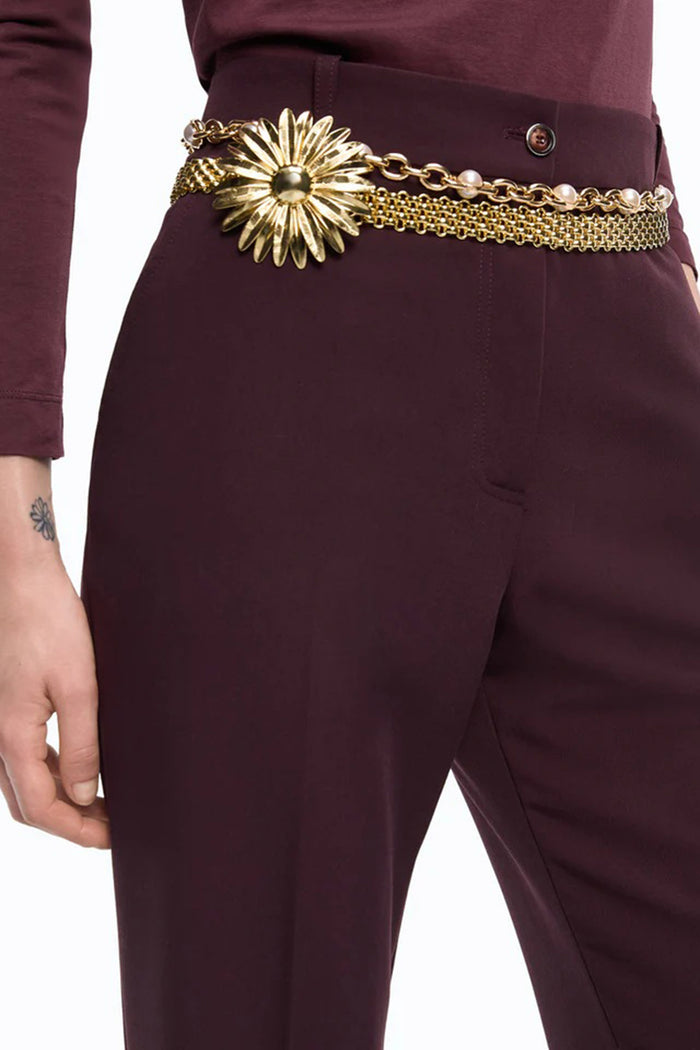 Pantaloni a palazzo tinta unita-3