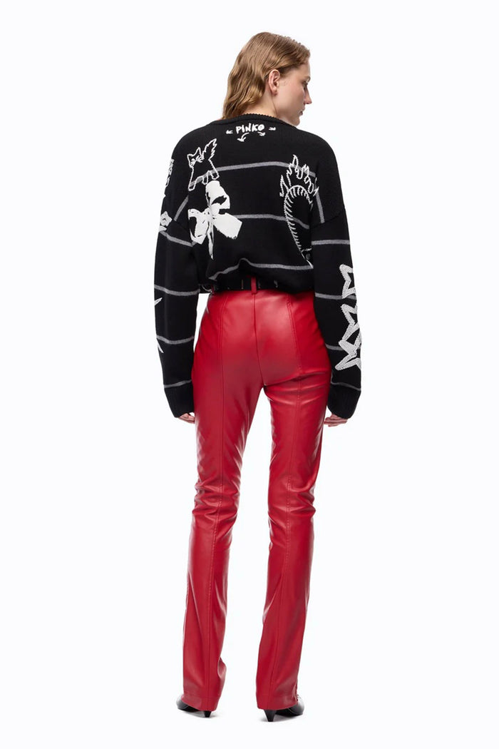 Maglia in lana merino Quiet Is The New Punk-6