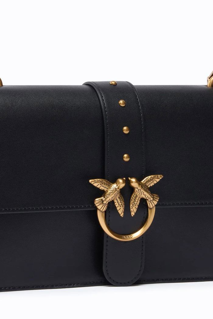 Borsa a mano media Love Bag One in pelle New Buckle-3