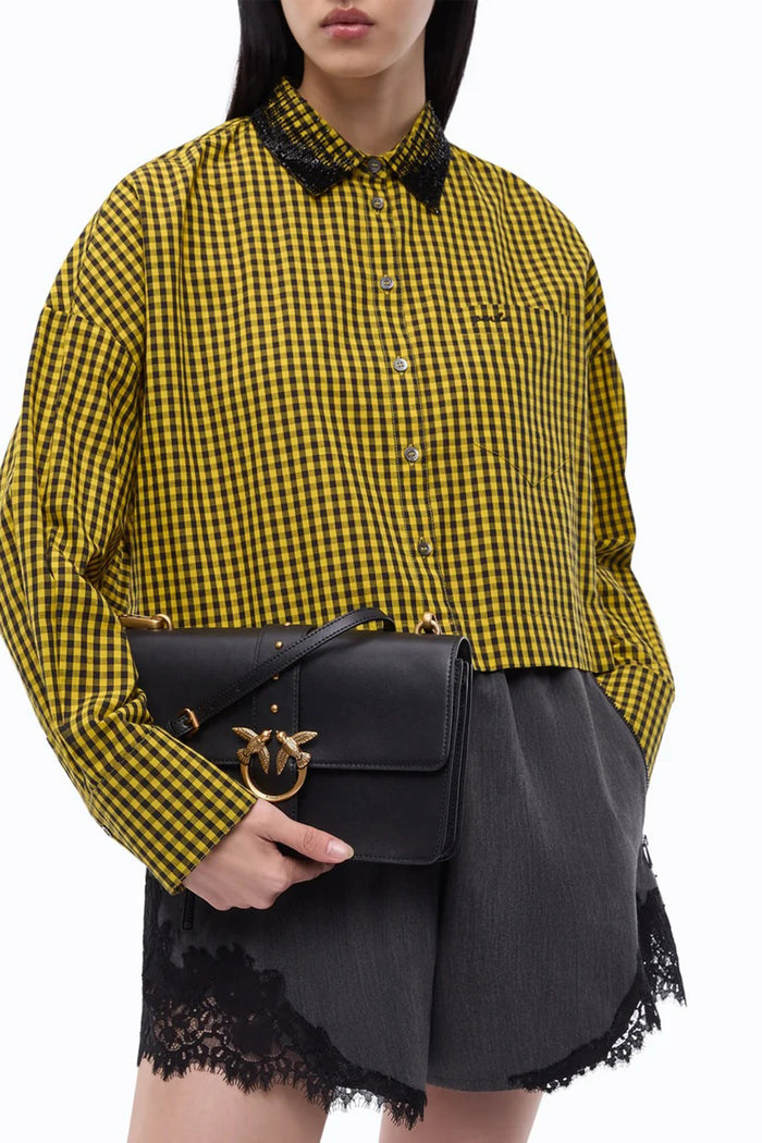 Borsa a mano media Love Bag One in pelle New Buckle-5