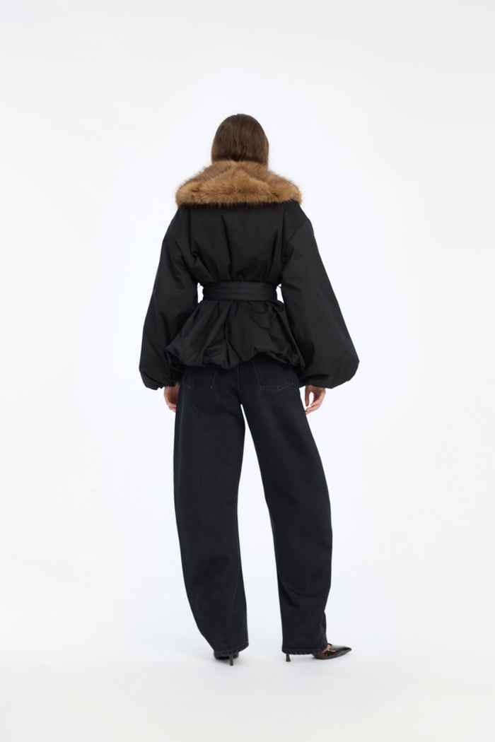 Faux Fur Collar Jacket-4