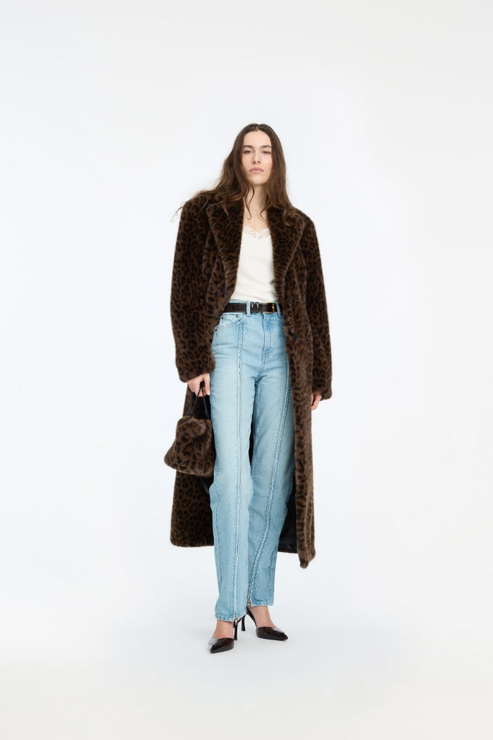 Cappotto in pelliccia sintetica leopardato-3