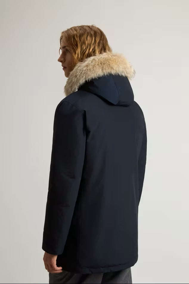 Arctic Parka in Ramar Cloth con pelliccia removibile-3