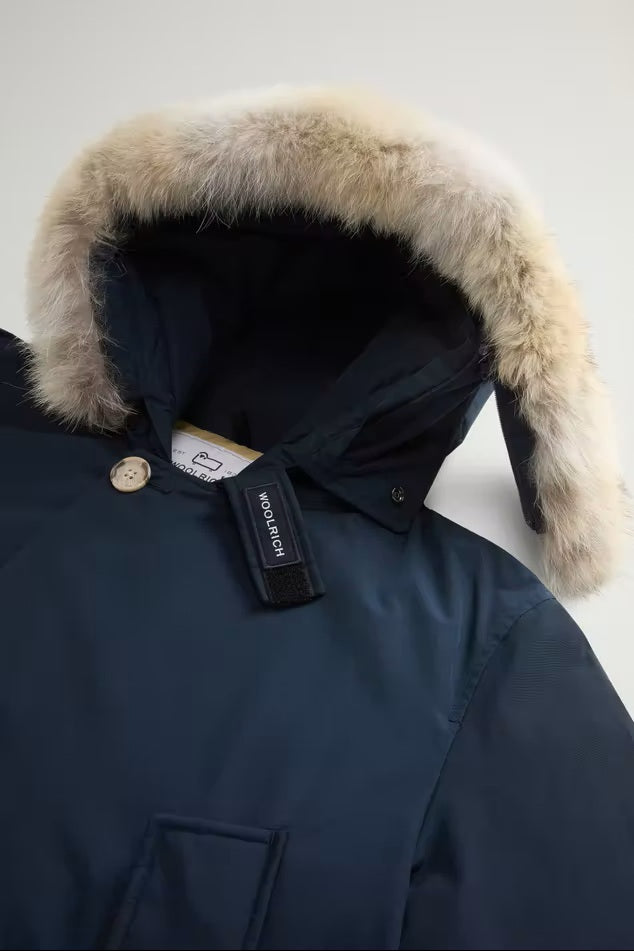 Arctic Parka in Ramar Cloth con pelliccia removibile-5