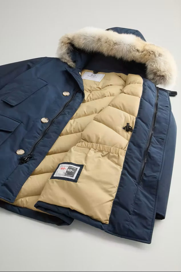 Arctic Parka in Ramar Cloth con pelliccia removibile-6