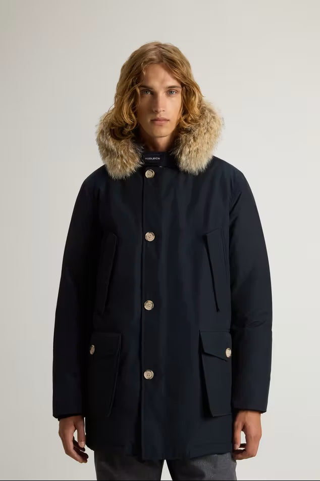 Arctic Parka in Ramar Cloth con pelliccia removibile-8