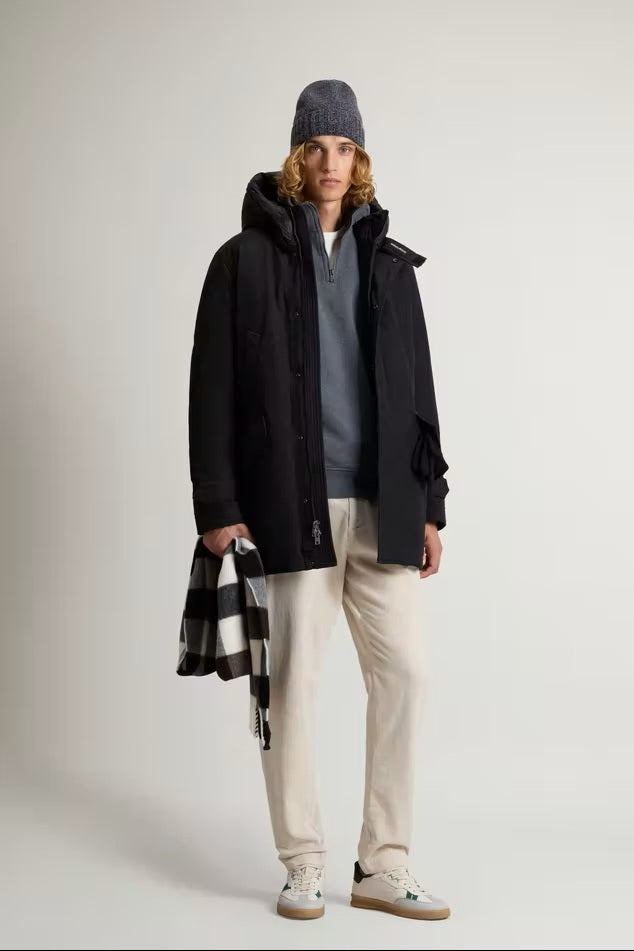 Polar Parka in Ramar Cloth con collo alto-2