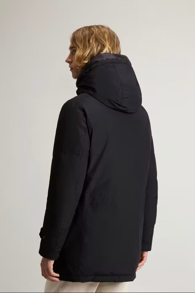 Polar Parka in Ramar Cloth con collo alto-3