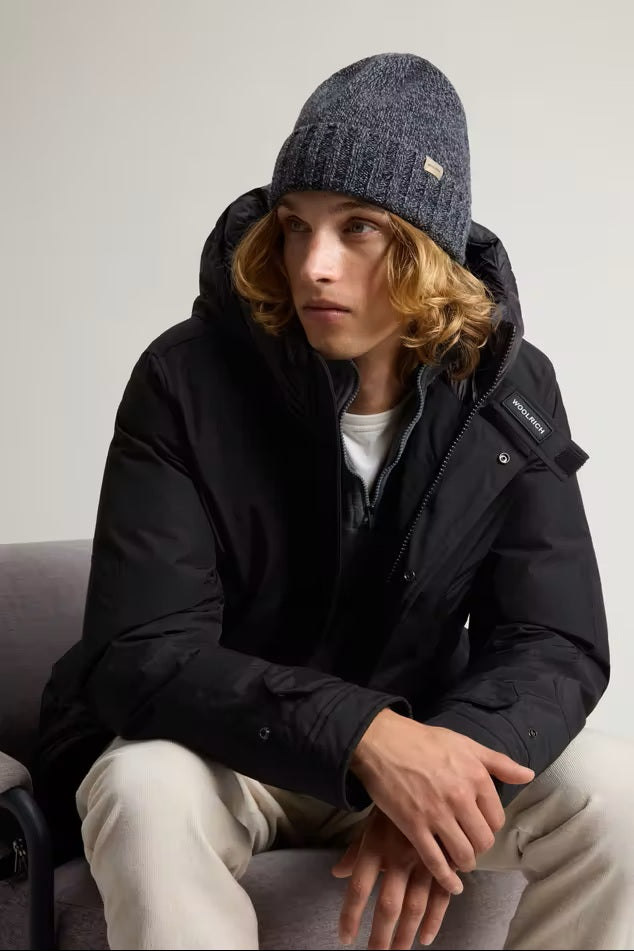Polar Parka in Ramar Cloth con collo alto-4