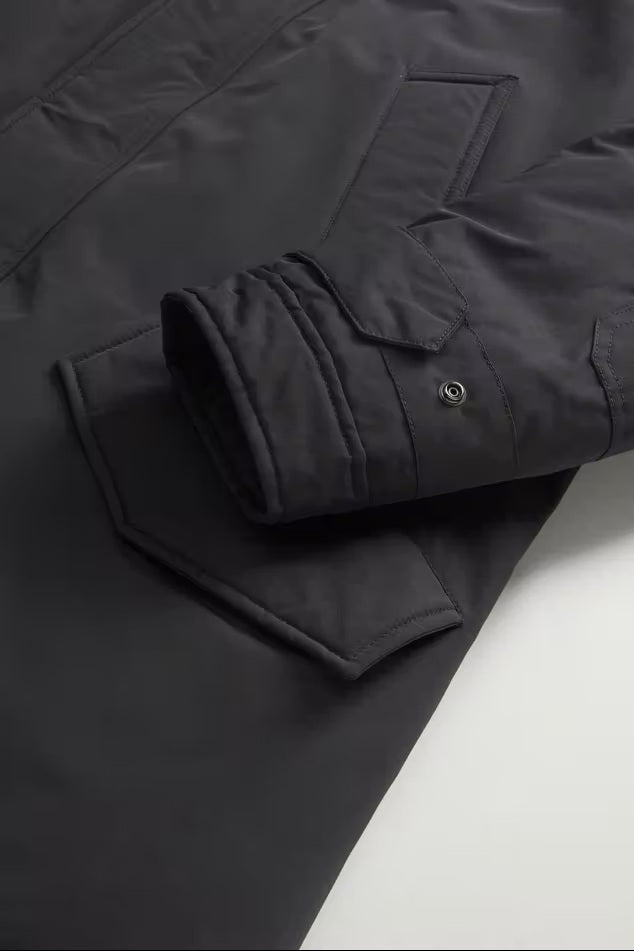 Polar Parka in Ramar Cloth con collo alto-6