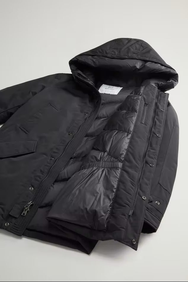 Polar Parka in Ramar Cloth con collo alto-7
