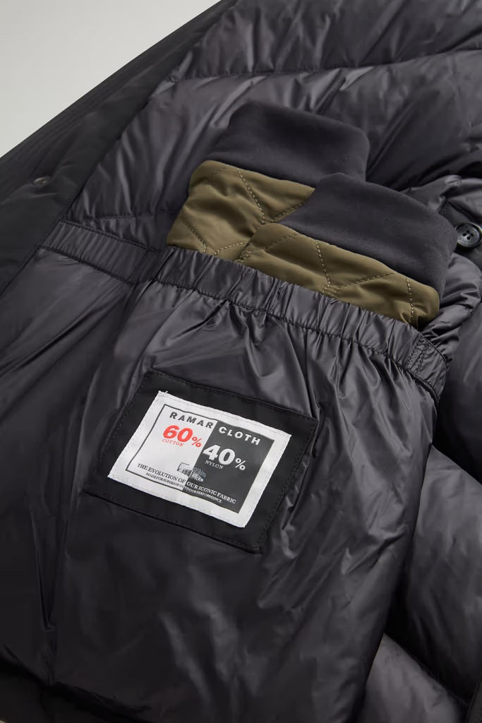 Polar Parka in Ramar Cloth con collo alto-8
