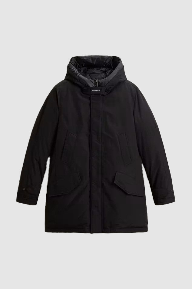 Polar Parka in Ramar Cloth con collo alto-1