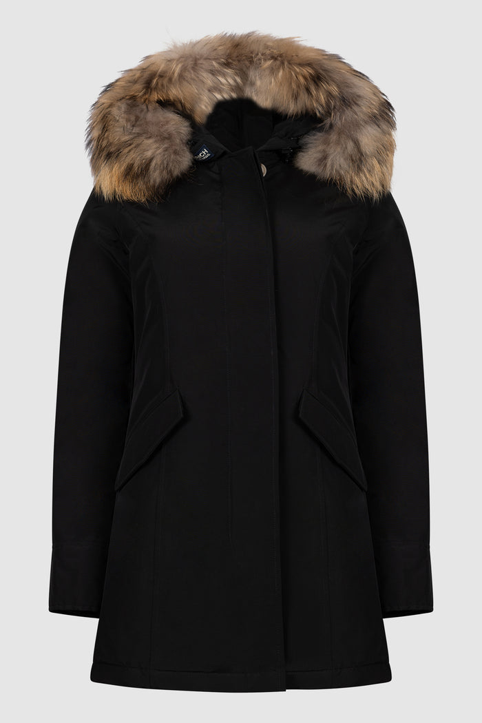 Arctic Parka in Ramar Cloth con pelliccia removibile-1