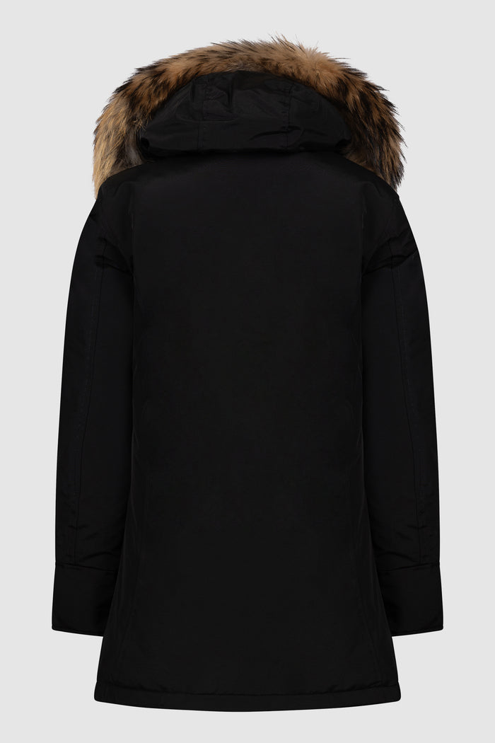 Arctic Parka in Ramar Cloth con pelliccia removibile-2