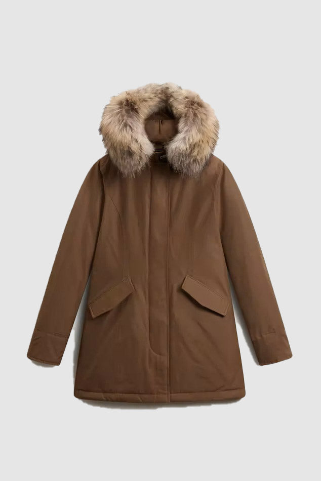 Arctic Parka in Ramar Cloth con pelliccia removibile-1